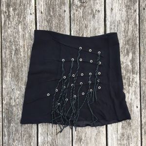 Grommet Skirt y2k jean colonna